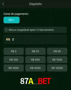 deposits 87A BET